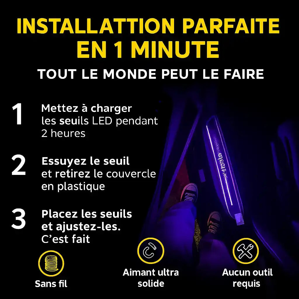 LEDREAM SEUILS DE PORTE LED UNIVERSELS